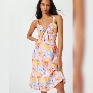 Anthropologie - Cecilia Pettersson Tie-Front Midi Dress
